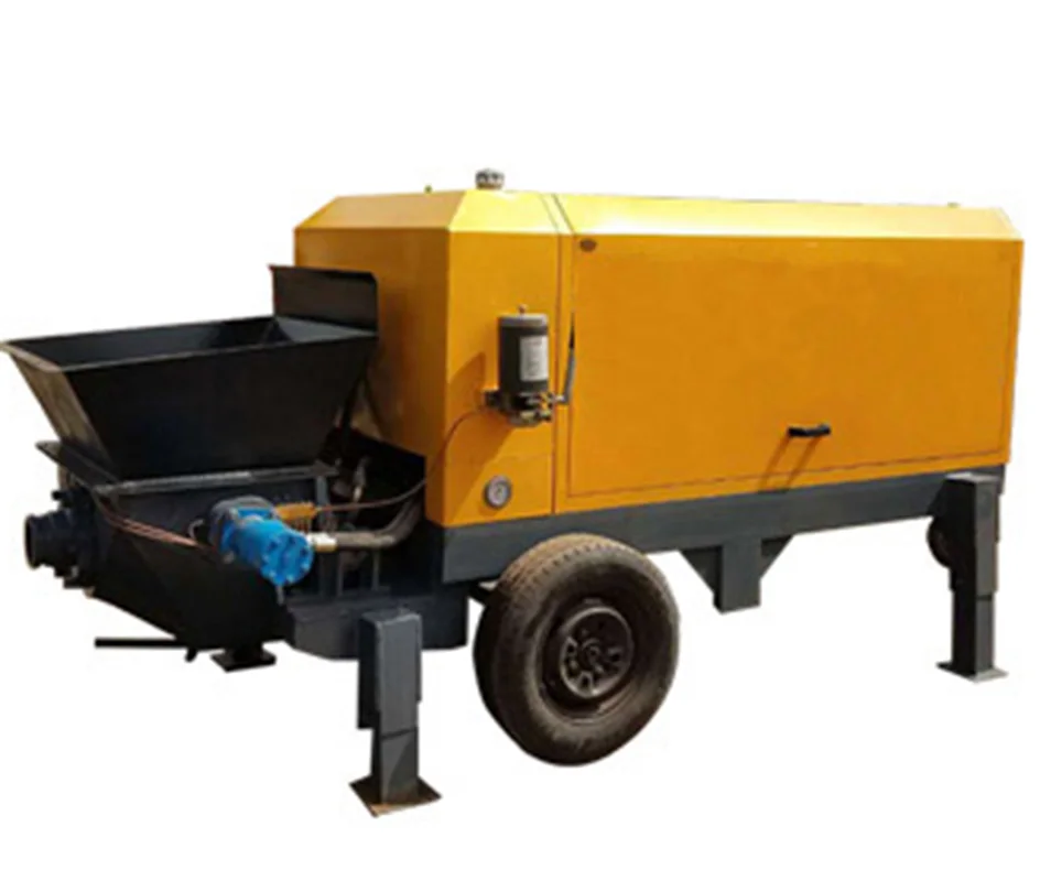 Top popular automatic mini concrete pump with mixer mortar cement conveyer concrete pump machine from China