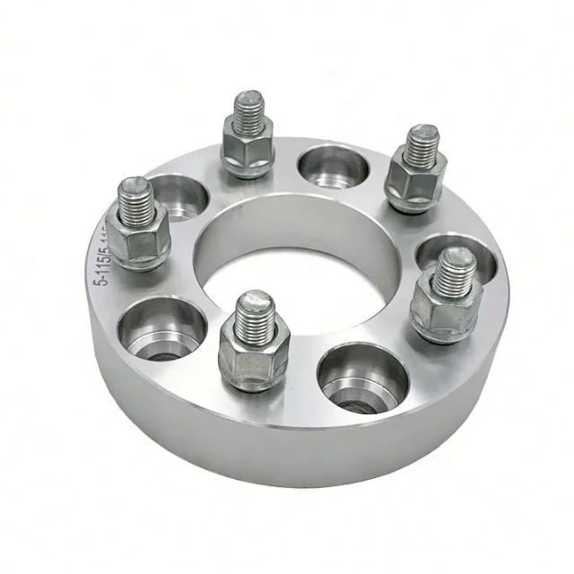 Или 2 дюймовый толщиной 2,0 дюйма анодированный Серебряный hubцентральный кованый сплав Cnc T6 6061 Заготовка ступицы автомобильного колеса алюминиевый распорный адаптер