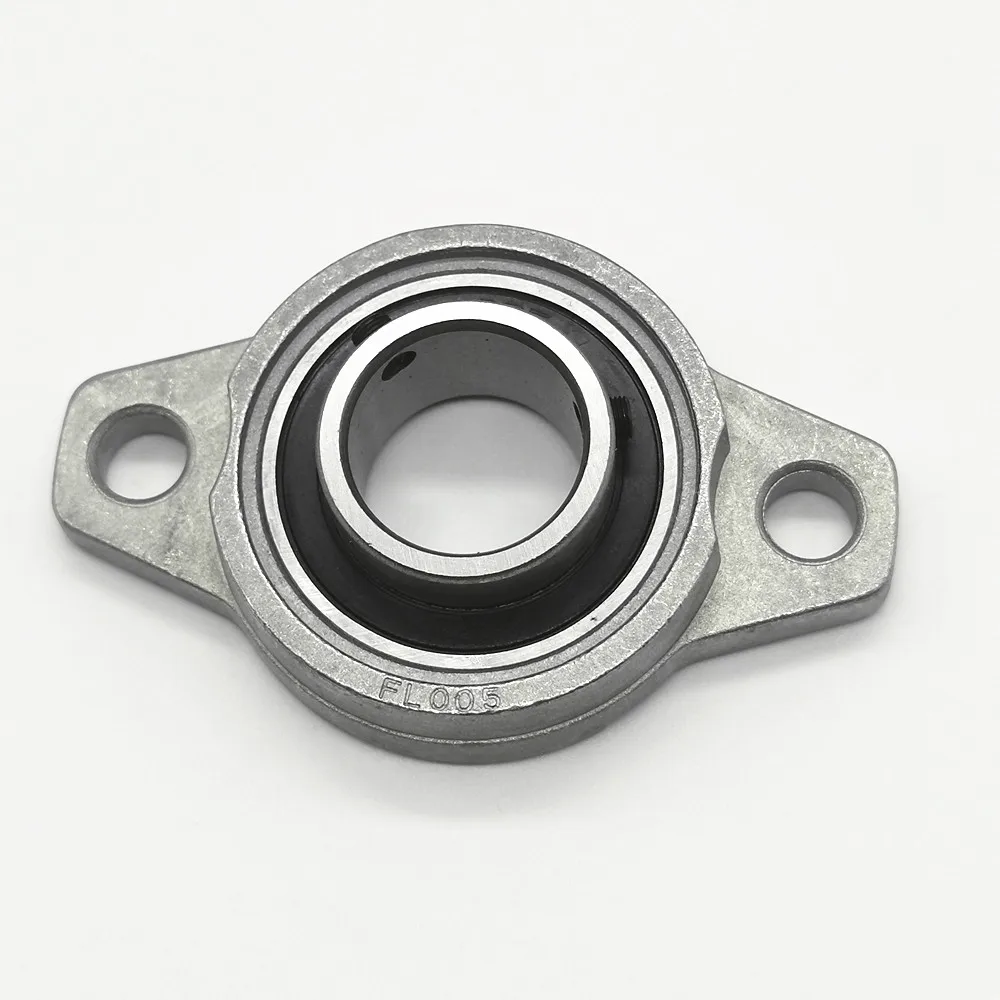 8mm shaft 2 bolts zinc alloy pillow block bearing units KFL08 flange pillow block bearings