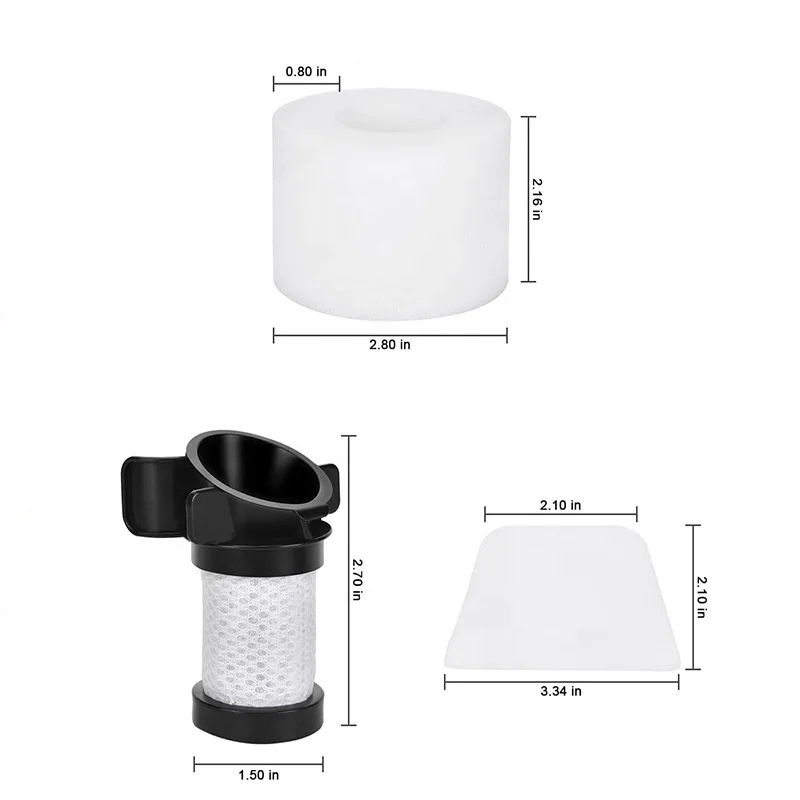 Vacuum Cleaner Parts Accessories Fit for Shark X40 F60 F80 IF200 IF201 IF202 IF100 Sponge Filter