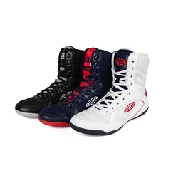 2021 Latest Design outlet store Professional Combat Fitness Body building Boots  customize boxing shoes for men