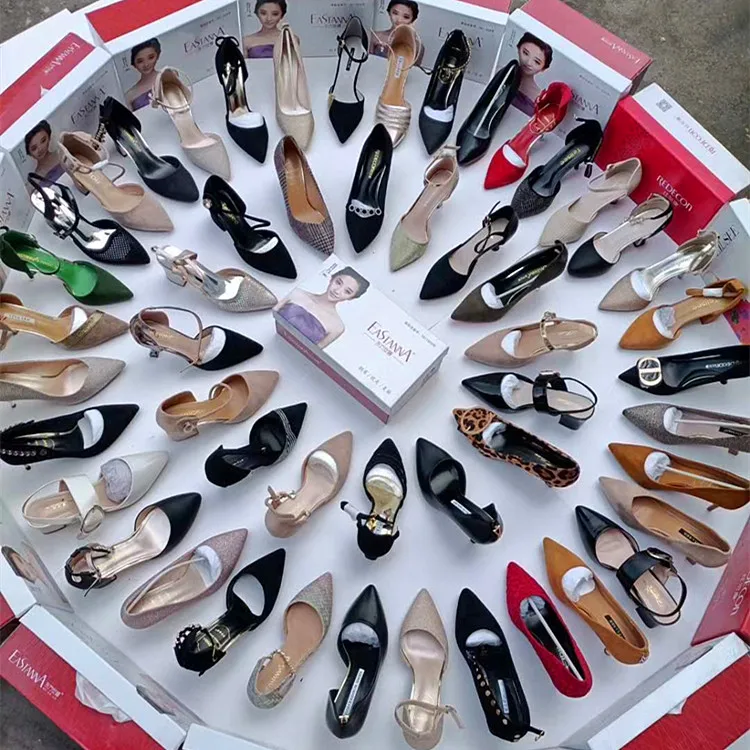 Очистите большой запас и низкая цена, женская обувь на хорошем каблуке, обувь в наличии