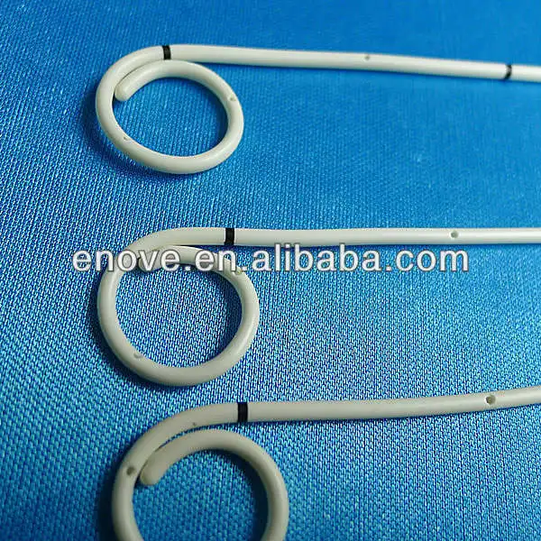 Disposable Urology Pig Tail Catheter with holes