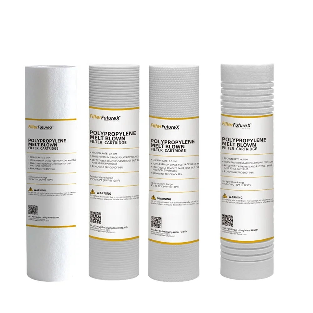 PP Spun Filter Cartridge Replacement Sediment Cartridge Needle Surface pp Grooved Filter Cartridge For Pre Filter Housing