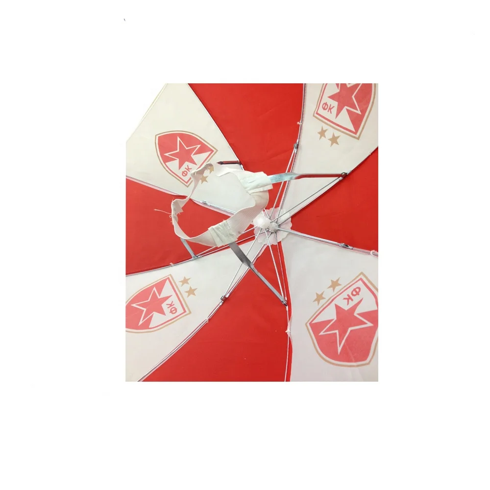 Mini customized umbrella hat advertising sun hat head umbrella