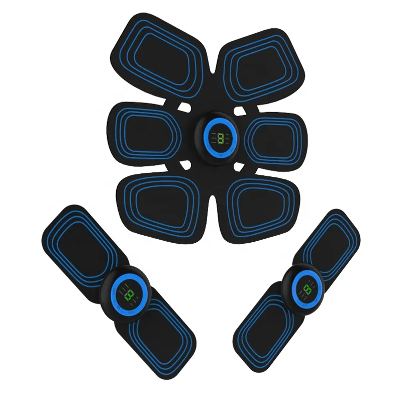 LCD Display Abdominal Muscle EMS Slimming Massager Electronic Pulse Trainer Toner Abs Muscle Stimulator Massager