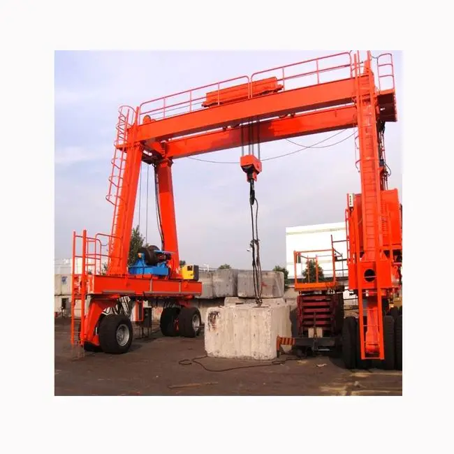 Factory Supply Rubber Tyre Gantry Crane Price With High Quality