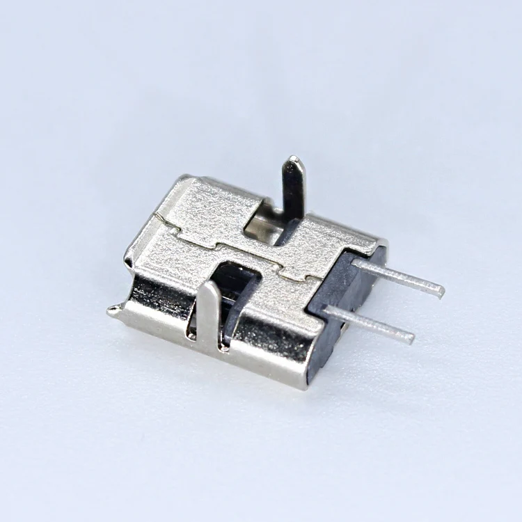 XYFW 2pin SD Micro Male Plug Pcbmount Panel Mount Vertical Right Angle PCB Board Type B 2P 2 Pin Micro Usb Female Smd Connector