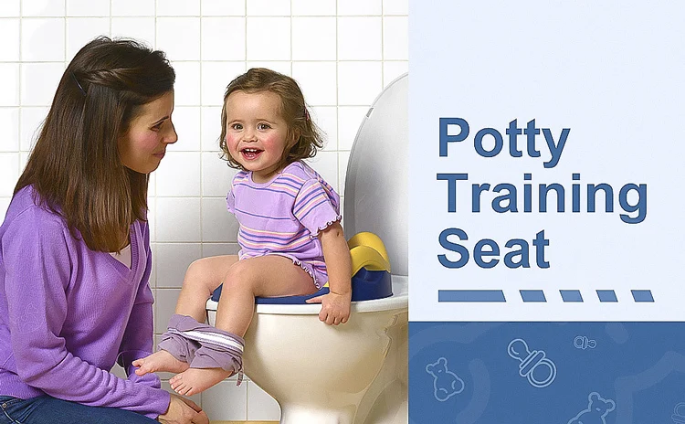 MOQ 1pc Crown Eco Friendly ABS Plastic Folding Potty Cover Crown Portable Toilet Trainer Potty Training Seat for Kids Baby