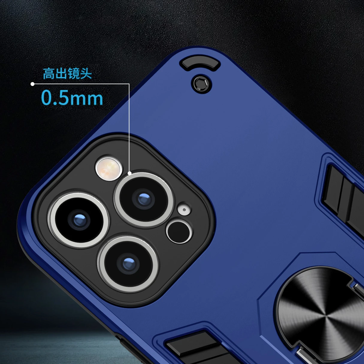 Anti-drop Car Magnetic Phone Case Custom Logo Luxury Mobile Phone Case With Multi-function Bracket For Iphone 13 12 11 Pro Max