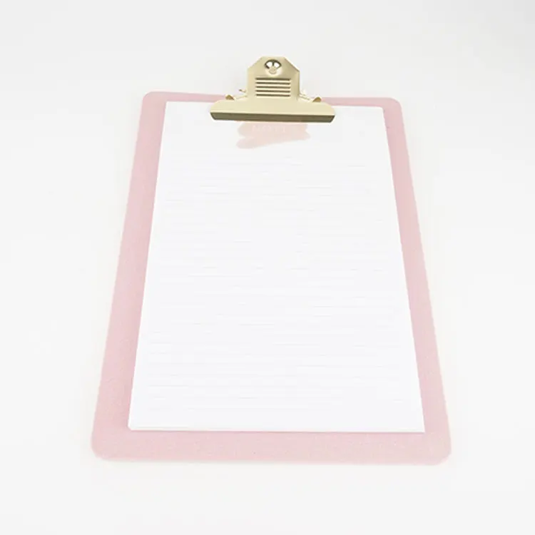 Cheap Wholesale Schools Office A4 Size Plastic Clipboards With Note