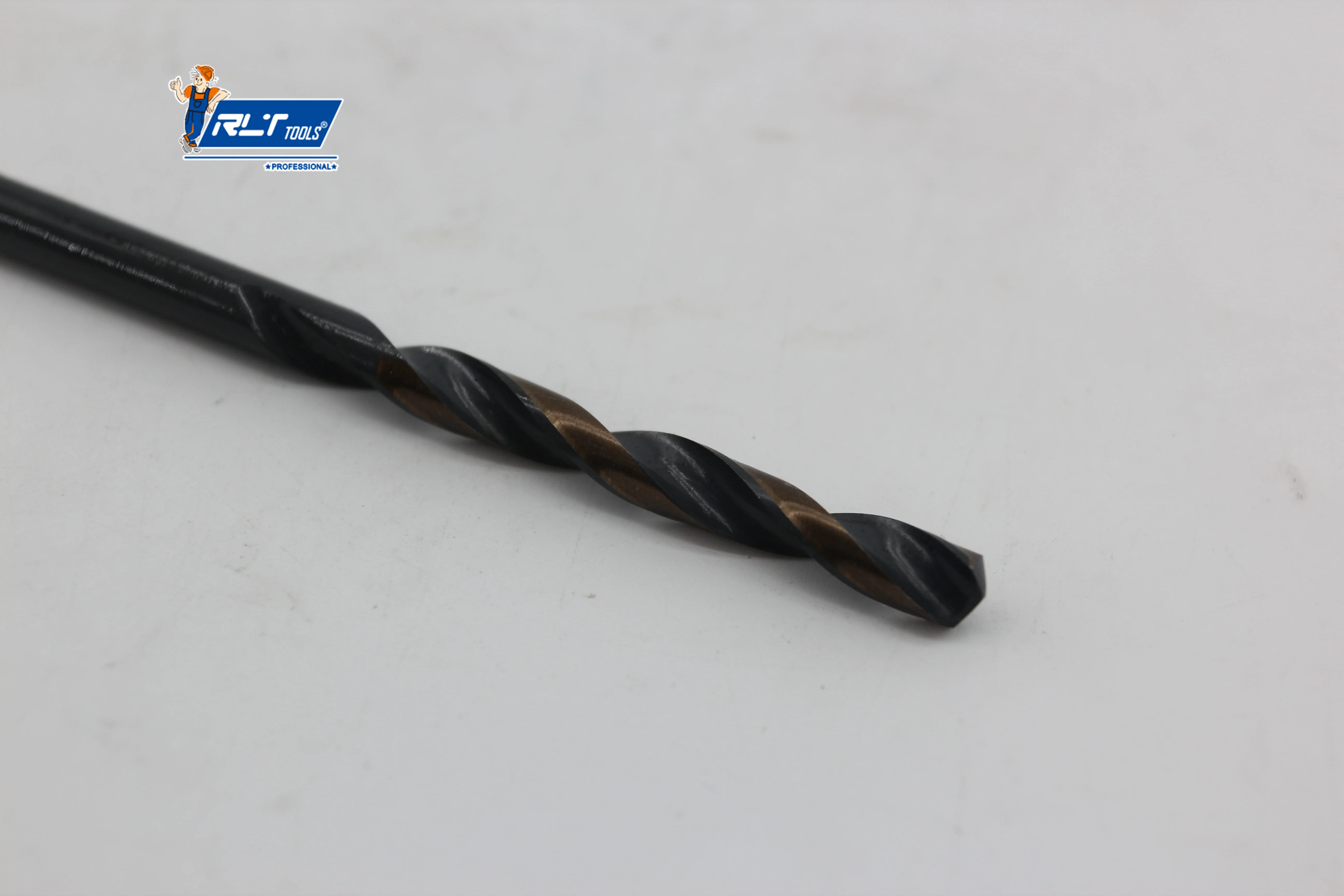 Rlt Tools Best Selling Custom Rolled M2 Twist Drill Black-backed Yellow Hss Twist Drills Power Tool Accessories