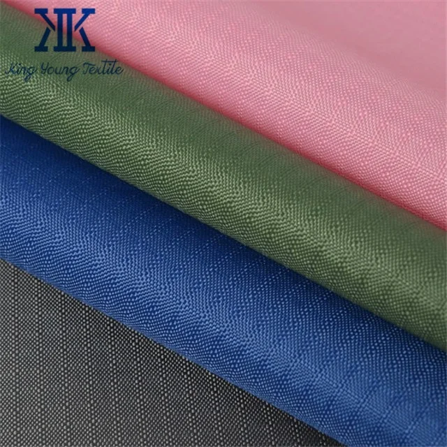 PU coated breathable polyester fabric 200 / 300 / 420/ 600 denier oxford ripstop