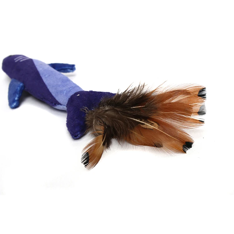Batch Cheap Snuffling China Pet Toy Supplies Plush Cat Fish Interactive