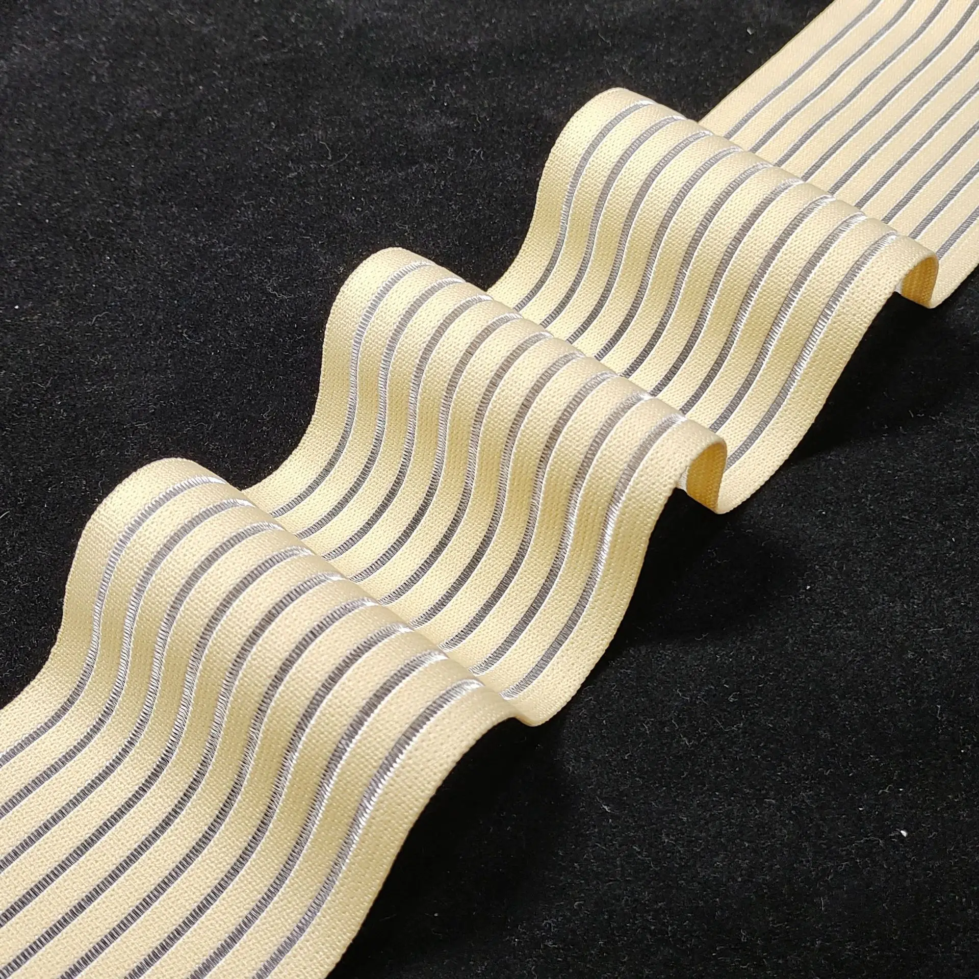 Factory custom medical elastic band fish silk elastic webbing tape for abdominal waist support belt