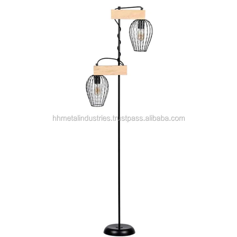 Round Modern Design Standing Decor Floor Lamp with Shade for Restaurant Interior Home Hotel