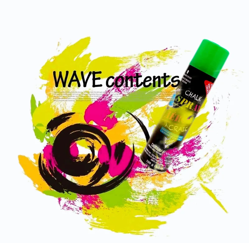 High quality washable street decoration marker aerosol graffiti painting colored chalk spray