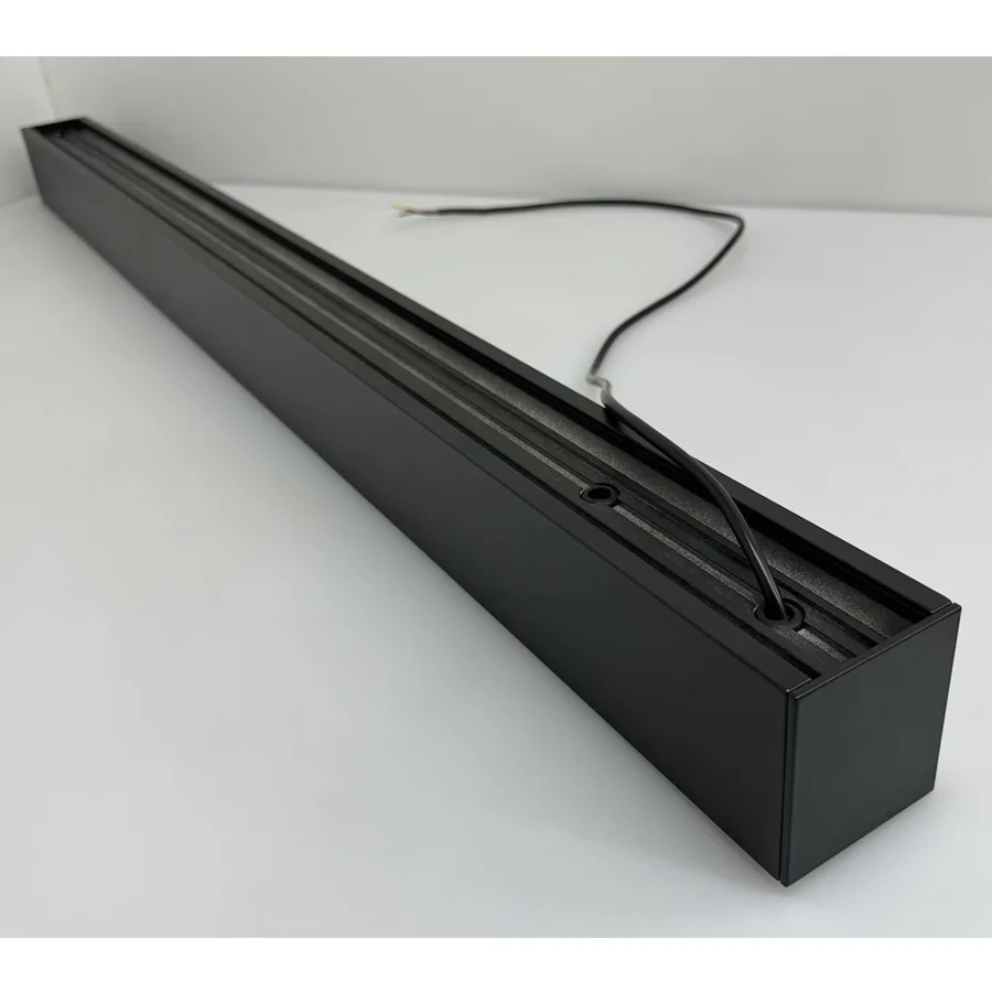 Matt Black Linkable LED Linear Profile Light with 100lm/W Real UGR<19