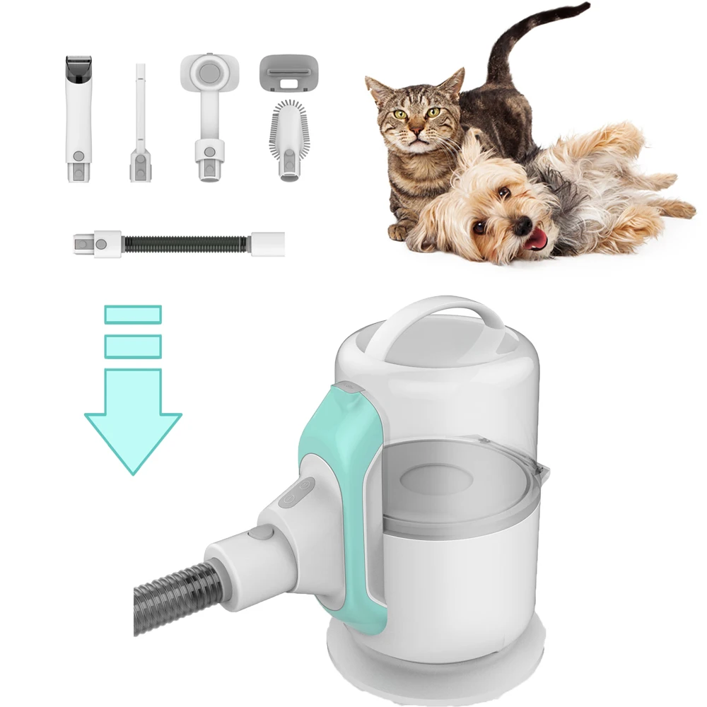 New Arrivals Containable Pet Grooming Dog Vacuum Cleaner With Fitting Bracket Pet Accessories Wholesale China Pet Vacuum