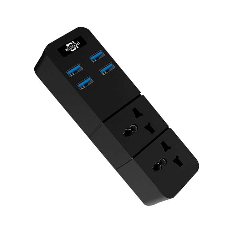
Hot Selling Product T07 Black 10a Rated Current Protector Power Strip For Household 
