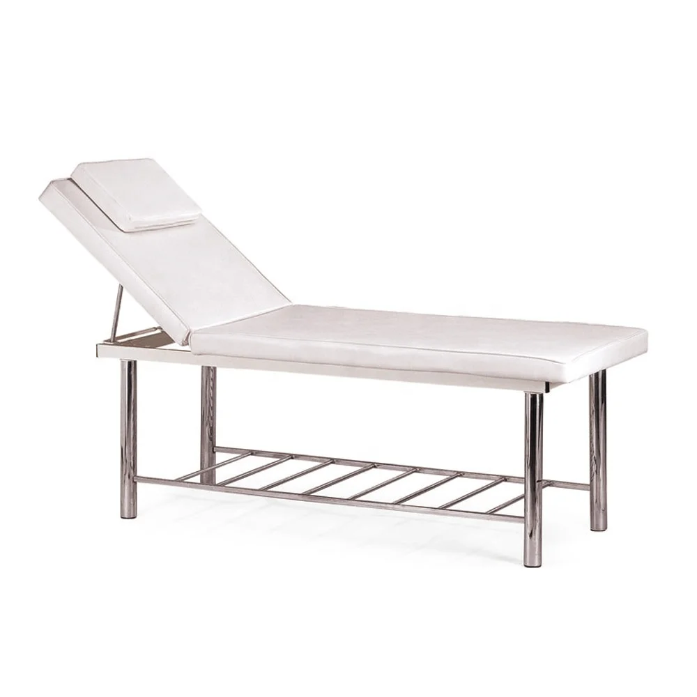 
Портативное лицевое нержавеющая сталь спа-салон татуировки для косметического массажа складной Массажная кровать 