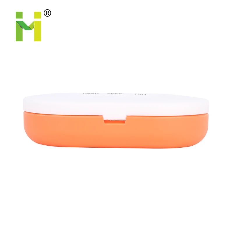 Cute Smart Automatic Dispenser Electronic Pill Box Timer Cute Plastic Pill Organizer for Smart Pill Storage Cases