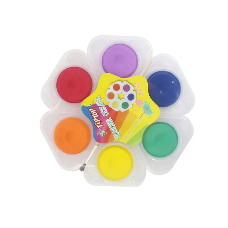 Art Supplies Hot Selling 16 Colors Solid Water color Paint