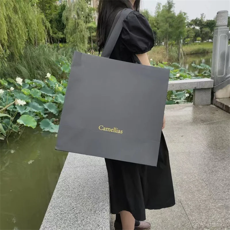 Wholesale Paper Bag Boutique Luxury Shopping Bags Custom Shopping Paper Bag With Logo