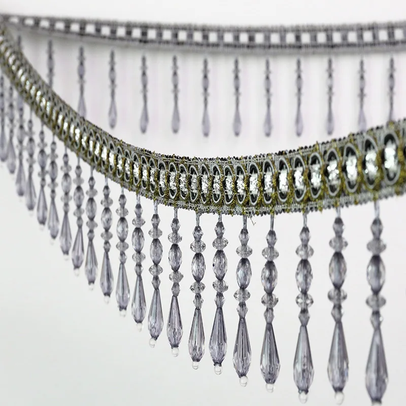 Занавески с кристаллами и бусинами, занавески с бахромой, хрустальные занавески с бахромой из бусин для абажура