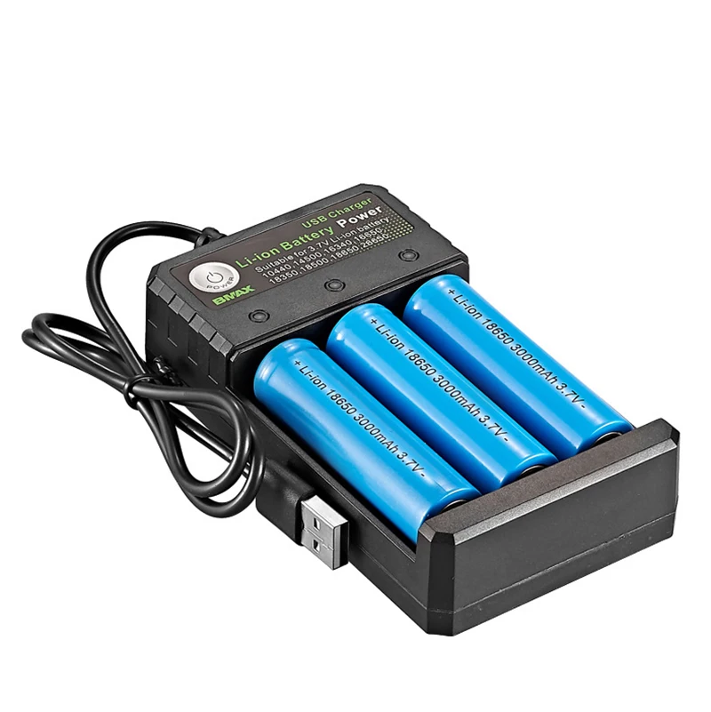  Зарядное устройство USB 18650 перезаряжаемая батарея для 3 7 в Li-Ion INR18650 16650 14650 18350 18500 16340