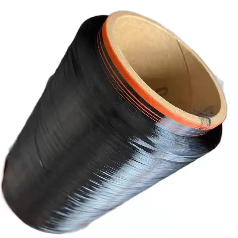 Арамидное пуленепробиваемое волокно, черная 400D пара арамидных нитей, арамидная волоконная пряжа