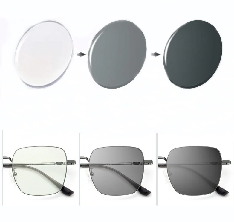 1.56 Single Vision Reading Glass Photochromic Eyeglass Lenses