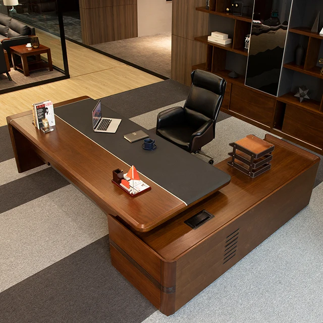 Ceo director manager executive commercial furniture chair and table  boss wooden desk office desks
