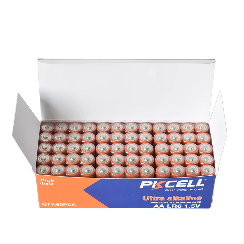 Pkcell popular am3 1.5v aa lr6 alkaline dry batteries for digital camera microphone KTV MIC