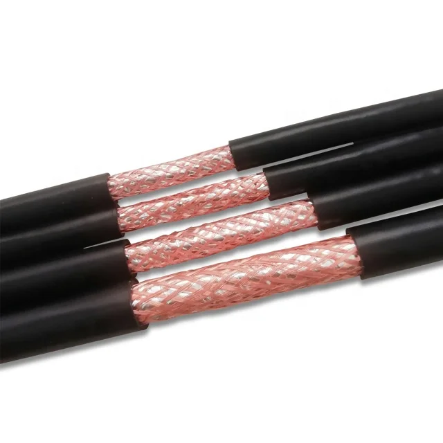 
Cable 2 Core Pair Stranded Shielded Wire Type OD6.5 Shielded Control Signal Transmission RVVPS Cable 