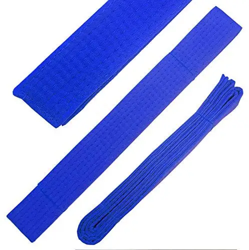 Martial arts belts blue taekwondo belt