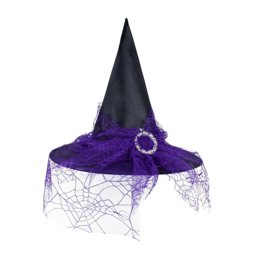 Cosplay Witch Hat Halloween Makeup Props Wholesale Halloween Fancy Dress Halloween Witch Hat