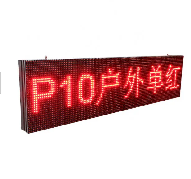 Programmable Display Panel P10 32*16 Led Module Single Red