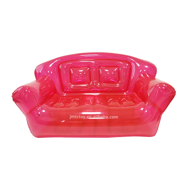pink camping sofa inflatable air sofa double lounge
