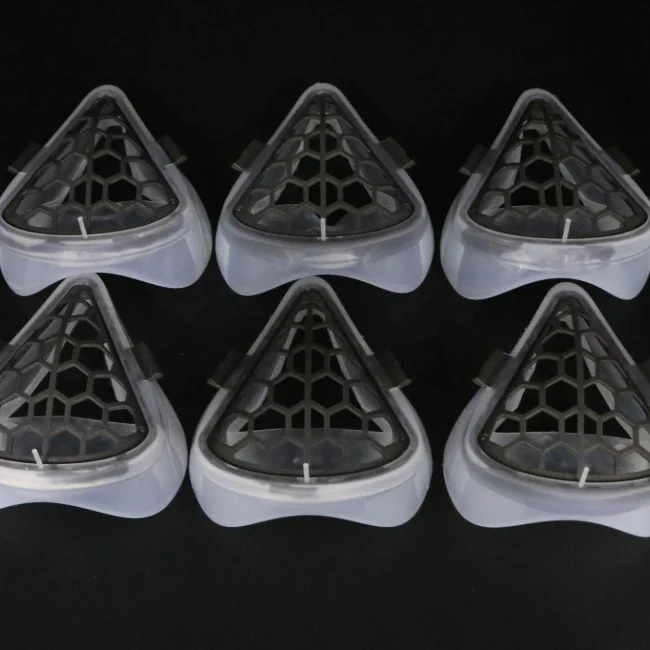 Custom LSR Molding Silicone Overmolding for Safety Masks