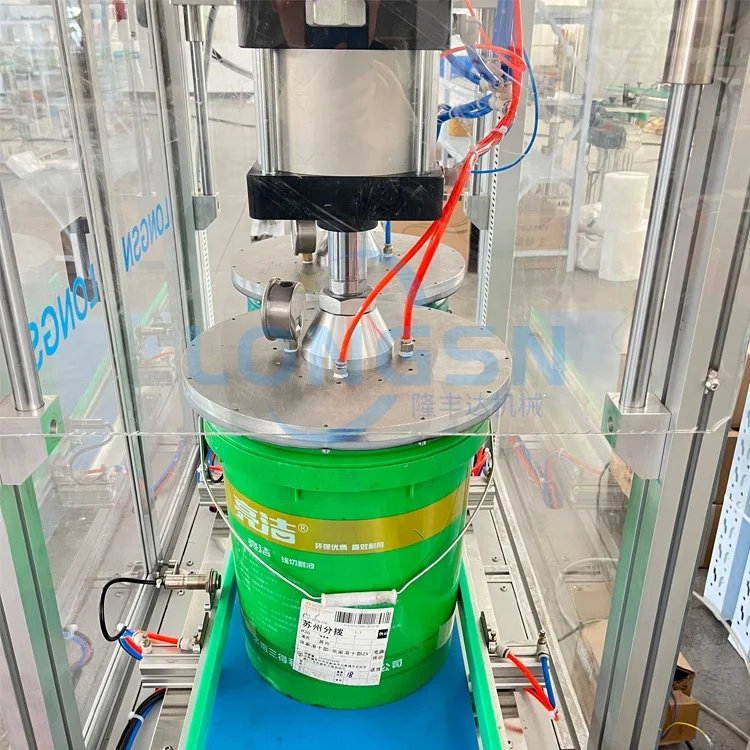 LONGSN automatic leak detector for empty bottle plastic bucket leak testing machine