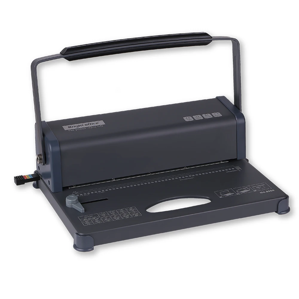 Яркий офисный пластиковый спиральный провод идеальная машина для переплета книг и блокнотов A4 4:1 размер 46 отверстий № 8666