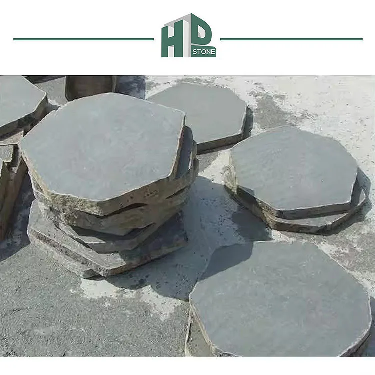 Outdoor Stepping Stone Basalt Stone Landscaping Garden Stepping Stone