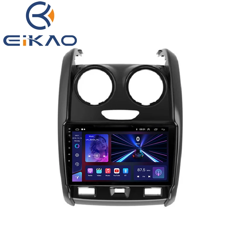 Автомагнитола 9 дюймов для Renault Duster 2015-2018 CarPlay Android Auto GPS WiFi BT FM RDS Hi-Fi 11 автозапчасти оптом