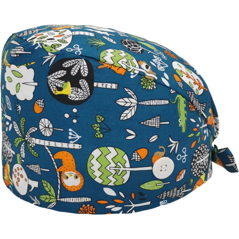 Top Quality Wholesale Fast Delivery Unisex Stretch Multi-color Scrub Hat Bouffant nurse scrub Hat