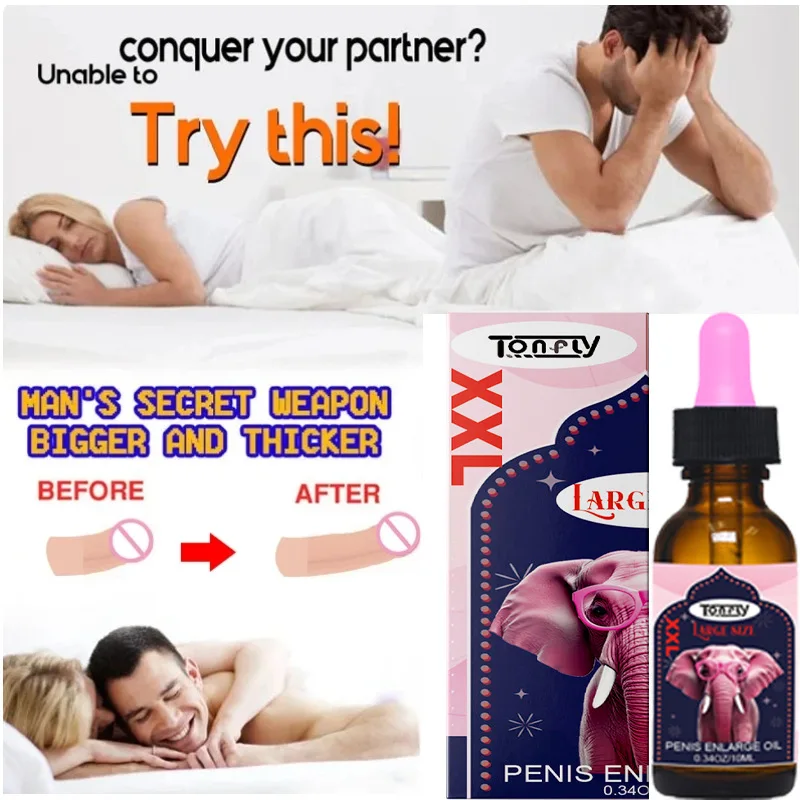 10ml Hot Sale Men Penis Private Care Enlargement Oil Sex Time Increase Massage Oil Men Size Improve Enlarge Oil%