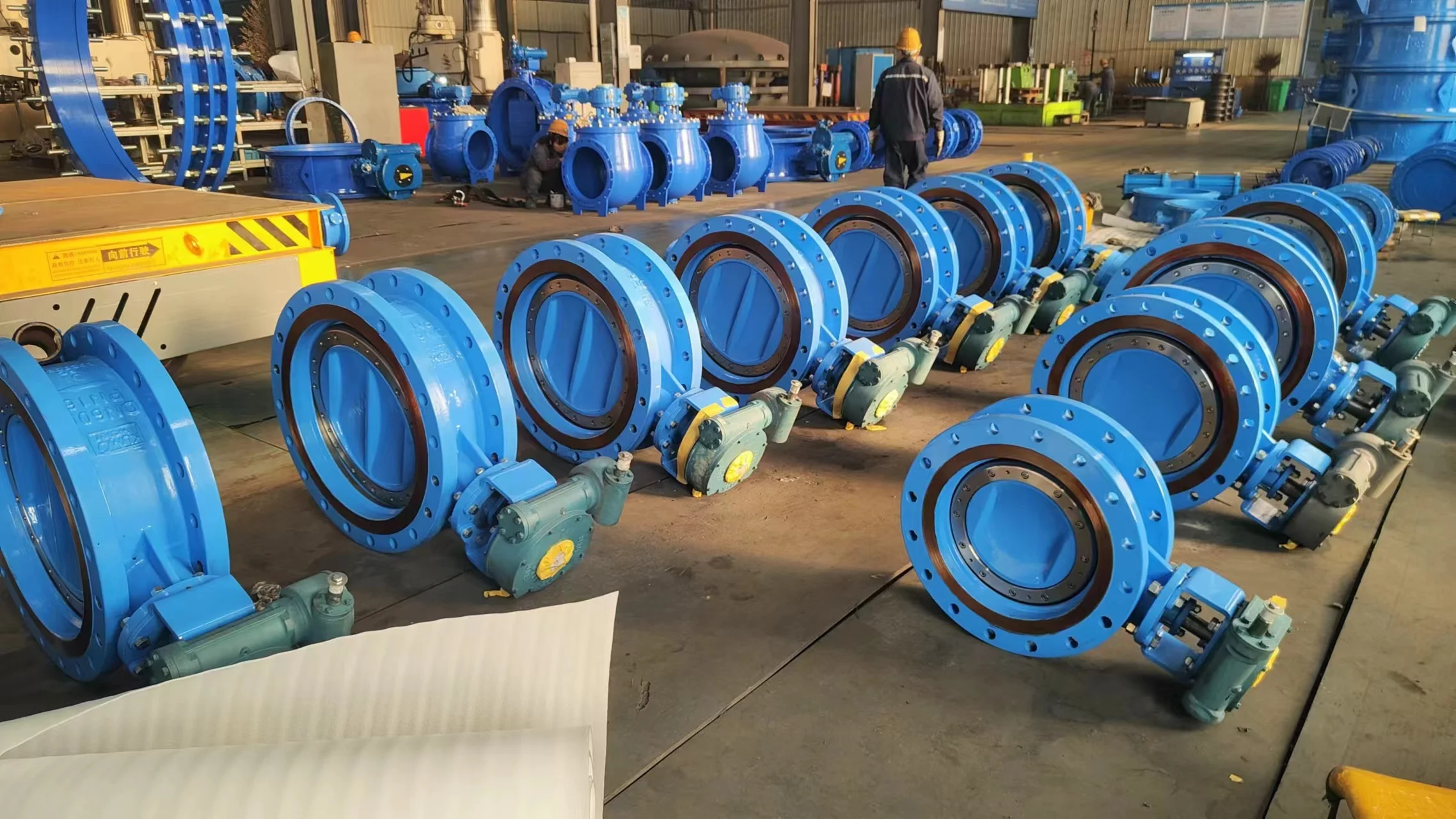 Manual Butterfly Valve DN1000 PN25 Nodular Cast Iron