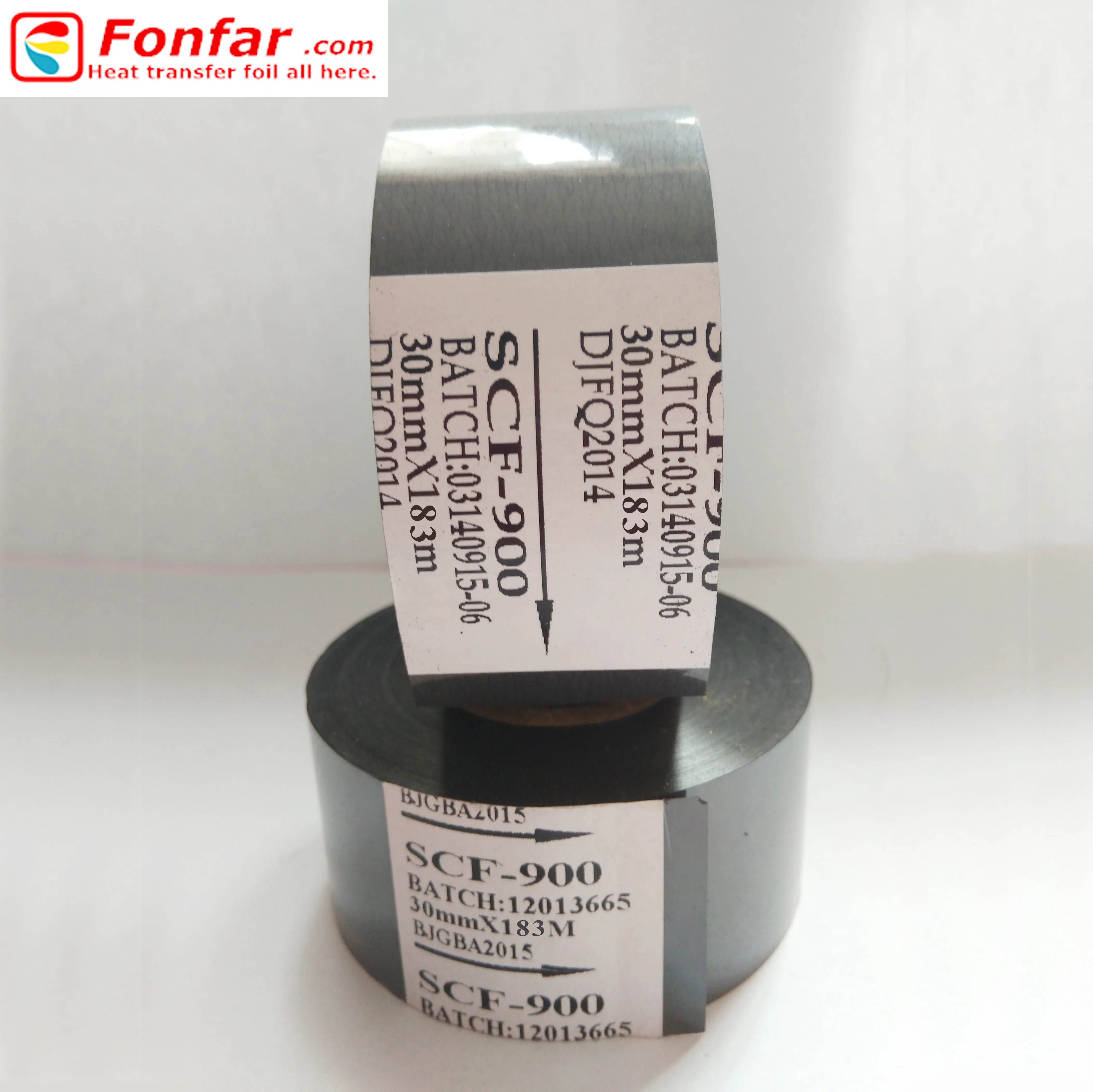Высококачественная черная лента для горячего тиснения SCF900 35 мм * 122 м/лента с фольгой датой и кодом