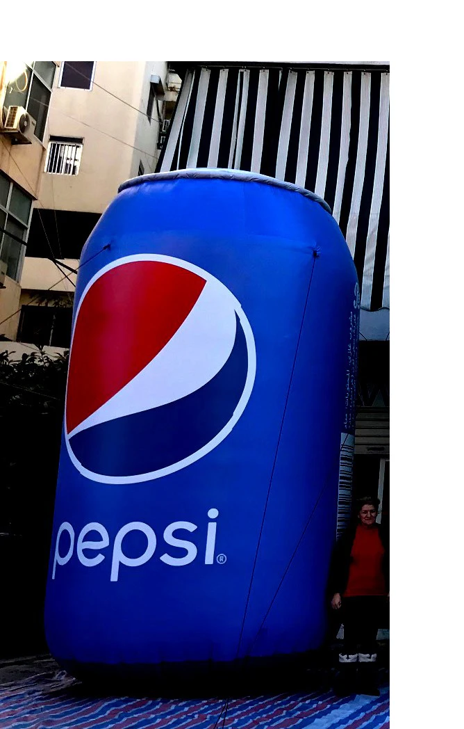 Giant Inflatable Drink Juice Soda Bottle Shape Balloon