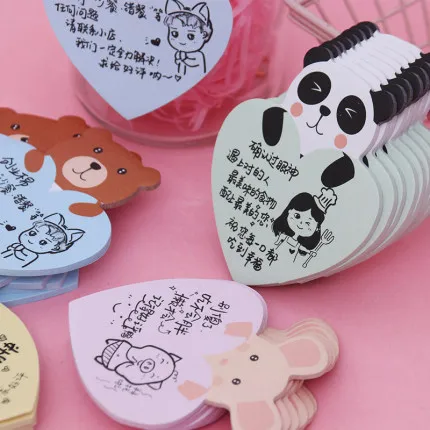  С логотипом kawaii блокноты для записей на заказ Липкие заметки прозрачные милая кавайная по низкой цене блокнот 4C печать Pet